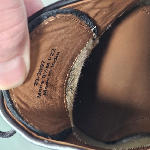 Johnston & Murphy Men’s 9.5M Black Leather Oxford Dress Shoes Classic Preppy - Picture 7 of 8